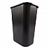 Deskside Plastic Wastebasket, 10.25 gal, Plastic, Black (295700BK)