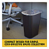 Deskside Plastic Wastebasket, 10.25 gal, Plastic, Black (295700BK)