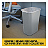 Deskside Plastic Wastebasket, 10.25 gal, Plastic, Gray (295700GY)