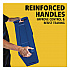Slim Jim Plastic Recycling Container with Venting Channels, 23 gal, Plastic,  Blue (354007BE)
