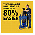 Slim Jim Plastic Recycling Container with Venting Channels, 23 gal, Plastic,  Blue (354007BE)