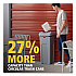Universal Square Trash Can with Swing Lid, 23 gal, Plastic, Gray (2143862)