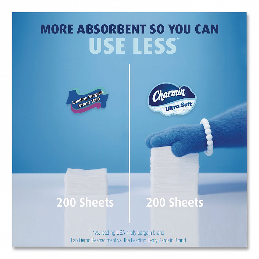 Ultra Soft Bathroom Tissue, Mega Roll, Septic Safe, 2-Ply, White, 208 Sheets/Roll, 12 Rolls/Pack (17579PK)