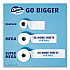 Ultra Soft Bathroom Tissue, Mega Roll, Septic Safe, 2-Ply, White, 208 Sheets/Roll, 12 Rolls/Pack (17579PK)