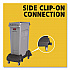 Slim Jim Resin Trainable Dolly, 120 lb Capacity, 23.86 x 14.71 x 8.36, Black (1980602)