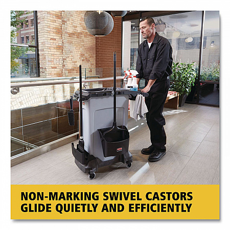 Slim Jim Resin Trainable Dolly, 120 lb Capacity, 23.86 x 14.71 x 8.36, Black (1980602)