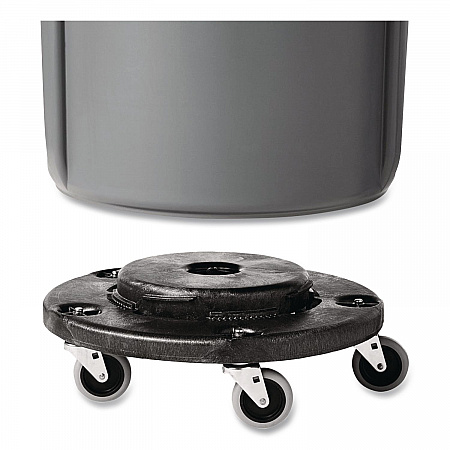 Brute Round Twist On/Off Dolly, 250 lb Capacity, 18