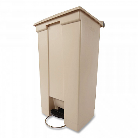 Legacy Step-On Receptacle, 23 gal, Polyethylene, Beige (614600BG)