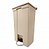 Legacy Step-On Receptacle, 23 gal, Polyethylene, Beige (614600BG)