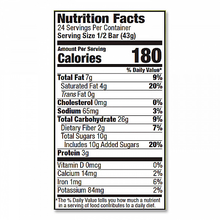 Oatmeal Bars, Maple Pecan, 3 oz Individually Wrapped, 12/Box (00059)