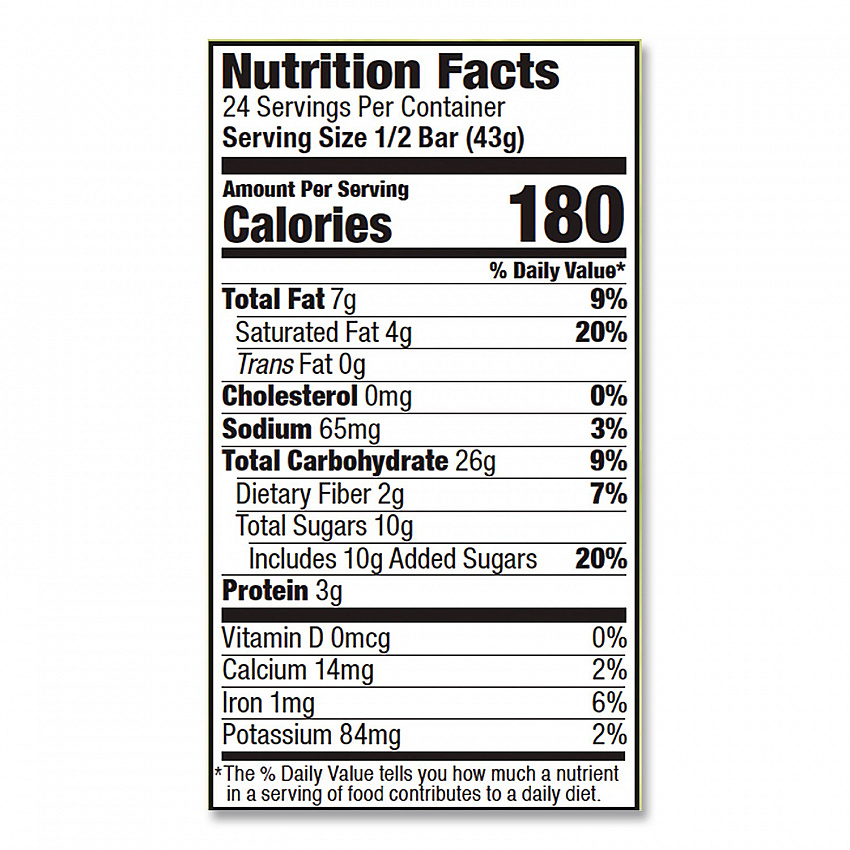 Oatmeal Bars, Maple Pecan, 3 oz Individually Wrapped, 12/Box (00059)