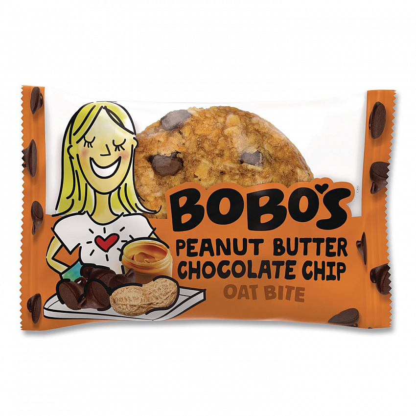 Oatmeal Bites, Peanut Butter Chocolate Chip, 1.3 oz Individually Wrapped, 25/Box (00213)