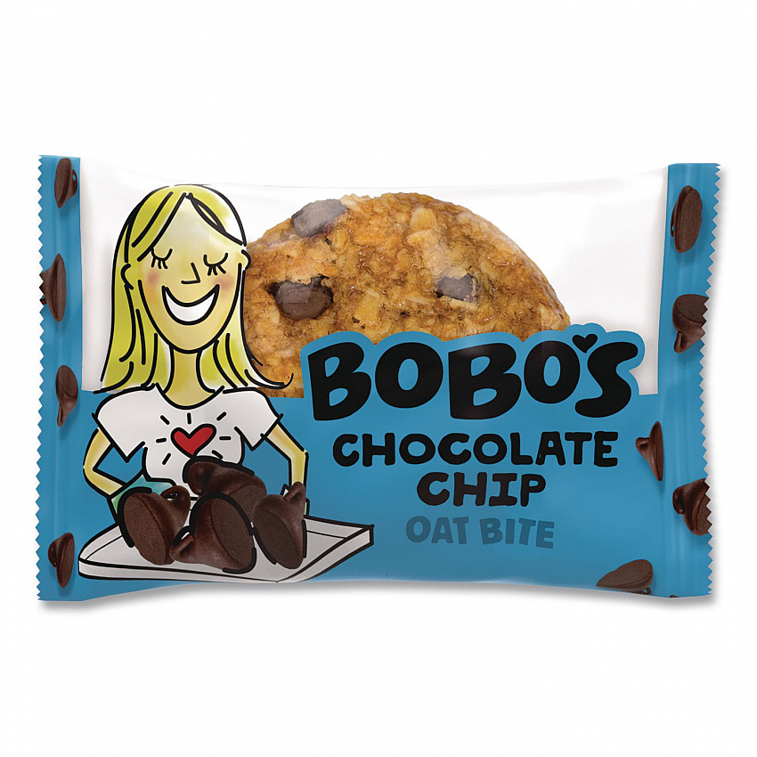 Oatmeal Bites, Chocolate Chip, 1.3 oz Individually Wrapped, 25/Box (00214)