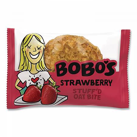 Stuff'd Oatmeal Bites, Strawberry, 1.3 oz Individually Wrapped, 25/Box (00228)