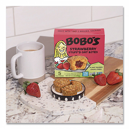Stuff'd Oatmeal Bites, Strawberry, 1.3 oz Individually Wrapped, 25/Box (00228)
