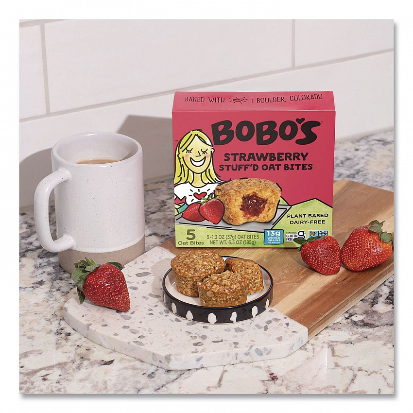 Stuff'd Oatmeal Bites, Strawberry, 1.3 oz Individually Wrapped, 25/Box (00228)