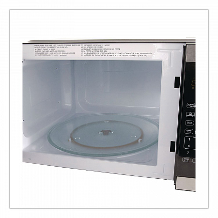 1.5 cu ft Countertop Microwave, 1,000 W, Stainless Steel/Black (MT150V3S)