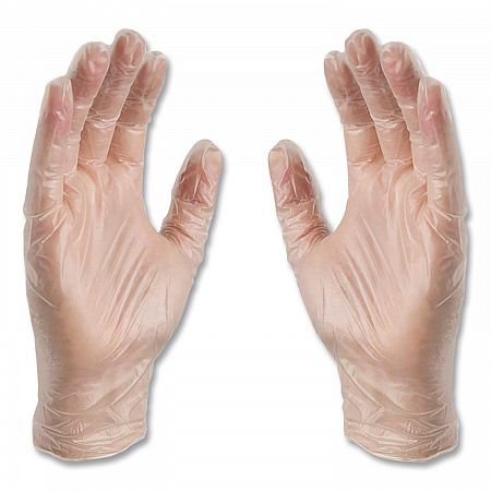 Industrial Vinyl Gloves, Powder-Free, X-Large, 3 mil Thick, 9.5