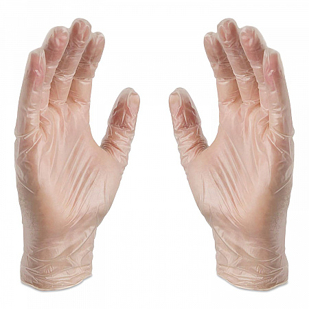 Industrial Vinyl Gloves, Powder-Free, Large, 3 mil Thick, 9.5