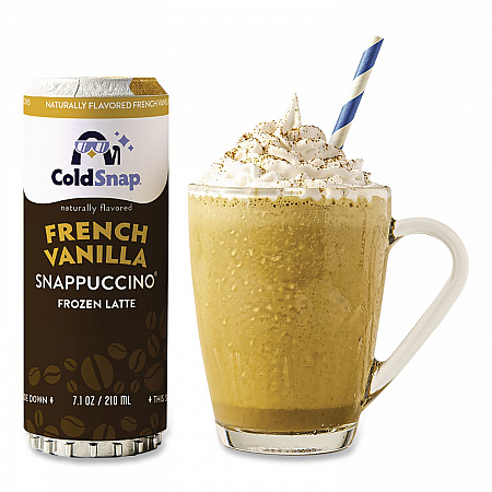 French Vanilla Snappuccino Frozen Latte Pod, 7. 1 oz Pod for ColdSnap Machine, 12/Carton (600041)