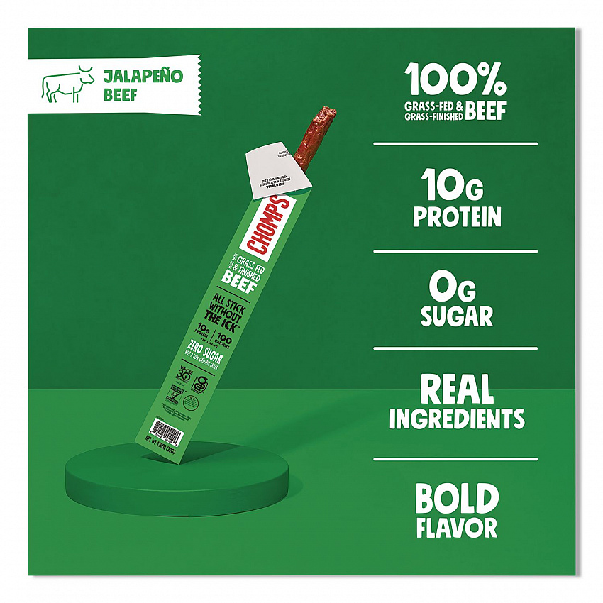 Jalepeno Beef Meat Stick, 1.15 oz Stick, 24/Box (ZHO00425)