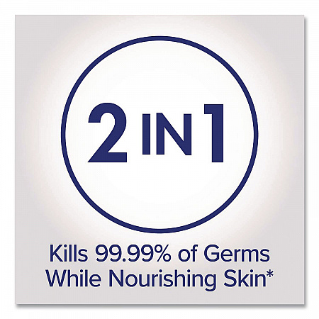 2 in 1 Moisturizing Advanced Hand Sanitizer Gel, 12 oz Pump Bottle, Clean Scent, 12/Carton (369812CT)