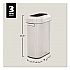 Refine Series Waste Receptacle, 15 gal, Plastic/Stainless Steel (2147581)