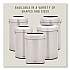 Refine Series Waste Receptacle, 23 gal, Plastic/Stainless Steel (2147584)