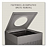 Designer Line Silhouettes Waste Receptacle, 16 gal, Steel, Silver Metallic (SC14EPLSM)