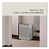 Designer Line Silhouettes Waste Receptacle, 16 gal, Steel, Silver Metallic (SC14EPLSM)