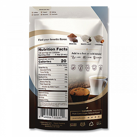 Flavored Sugar, French Vanilla, 1.5 lb Bag (JMT55382)