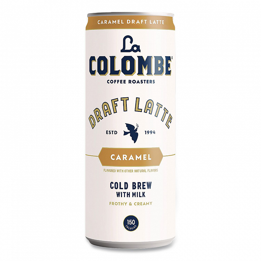 Draft Latte Cold Brew, Caramel Latte, 11 oz Can, 12/Carton (LCT00499)