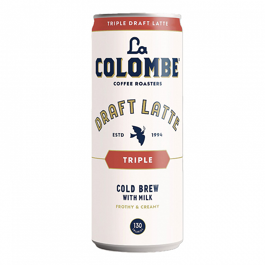 Draft Latte Cold Brew, Triple Shot Espresso Latte, 11 oz Can, 12/Carton (LCT00501)