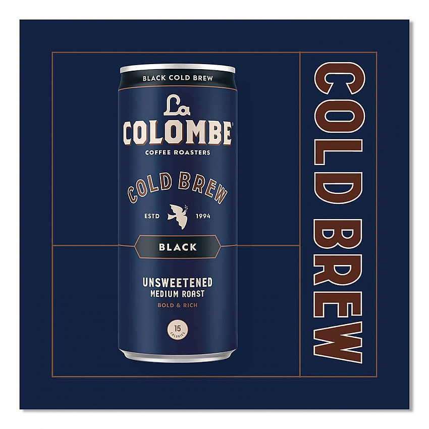 Cold Brew Coffee, Black, 11 oz Can, 12/Carton (LCT00535)