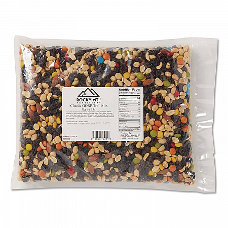 Rocky MTN Provisions Classic GORP Trail Mix, 5 lb Bag, 4/Carton (CDA79281)