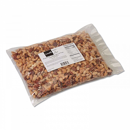 Coda Roasted and Salted Mixed Nuts, 5 lb Bag, 4/Carton (CDA92926)