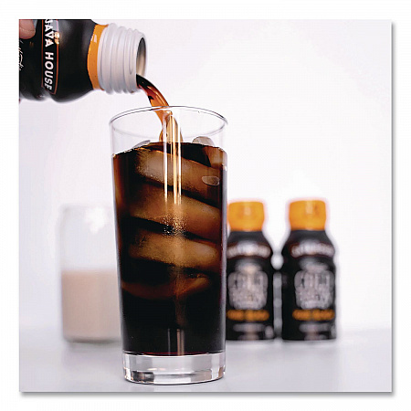 Cold Brew Coffee, Pure Black, 8 oz Bottle, 24/Carton (HFP01781)