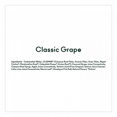 Prebiotic Soda, Classic Grape, 12 oz Can, 12/Carton (ICO70287)