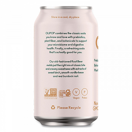 Prebiotic Soda, Root Beer, 12 oz Can, 12/Carton (ICO70288)