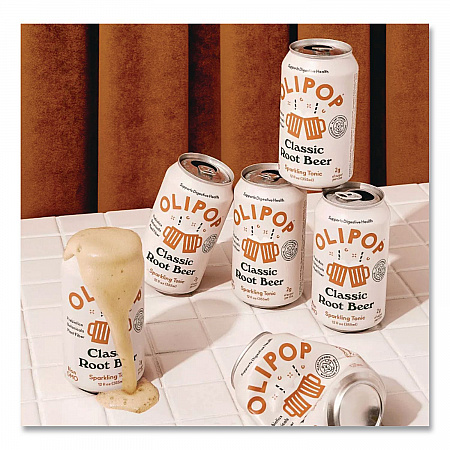 Prebiotic Soda, Root Beer, 12 oz Can, 12/Carton (ICO70288)
