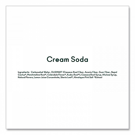 Prebiotic Soda, Cream Soda, 12 oz Can, 12/Carton (ICO70289)