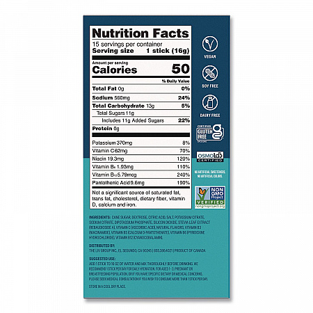 Hydration Multiplier, Lemon-Lime, 0.56 oz Stick, 15/Pack (EHC47494)