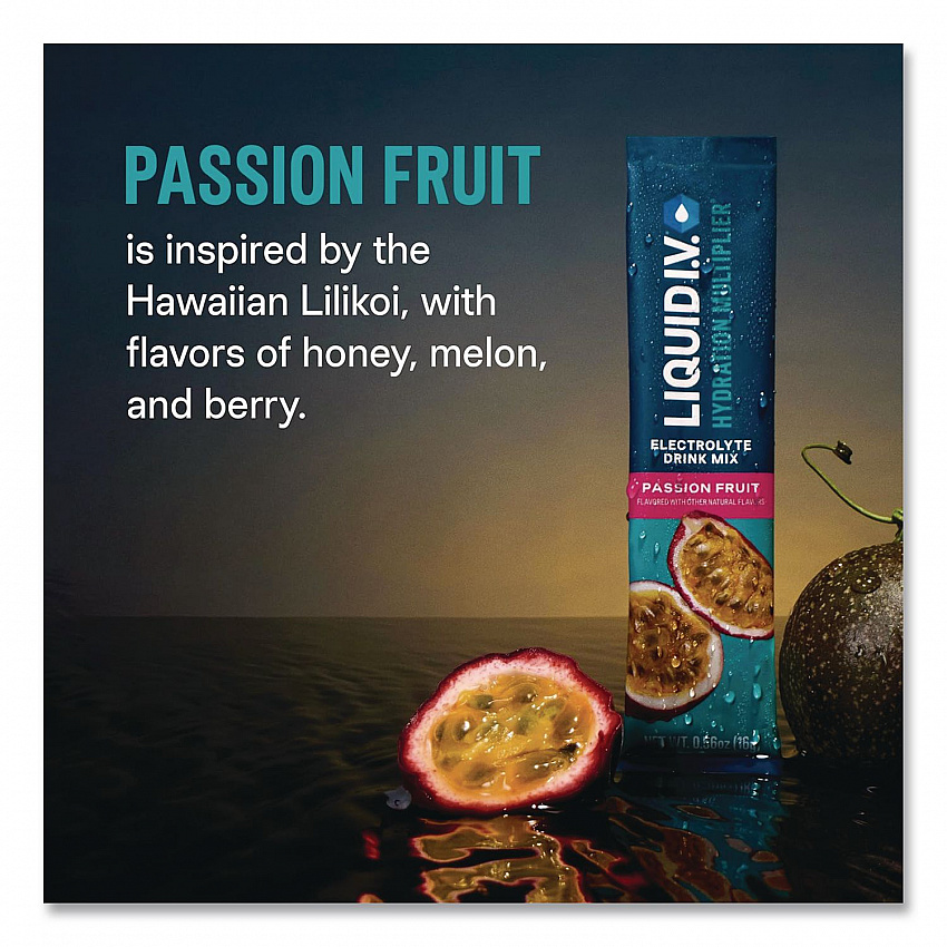 Hydration Multiplier, Passion Fruit, 0.56 oz Stick, 15/Pack (EHC47496)
