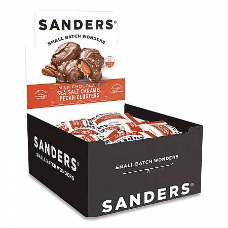 Small Batch Wonders Snack-Size Sea Salt Caramel Pecan Cluster, 48 Pieces, 24 oz Box (MRY27160)