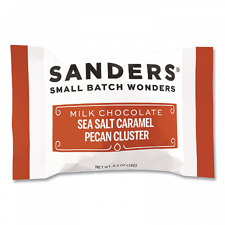 Small Batch Wonders Snack-Size Sea Salt Caramel Pecan Cluster, 48 Pieces, 24 oz Box (MRY27160)