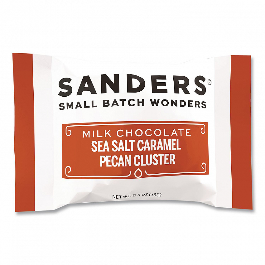 Small Batch Wonders Snack-Size Sea Salt Caramel Pecan Cluster, 48 Pieces, 24 oz Box (MRY27160)