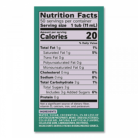 Dirty Soda Coconut Lime Dairy-Free Liquid Creamer, 0.38 oz Mini Cup, 50/Box (33540)