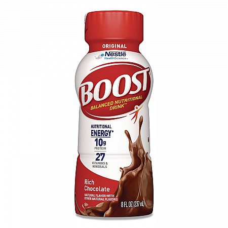 Original Nutritional Drink, Rich Chocolate, 8 oz Bottle, 24/Carton (ZHC48120)
