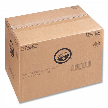 Henry's Espresso, 5 lb Bag, 4/Carton (00429CT)