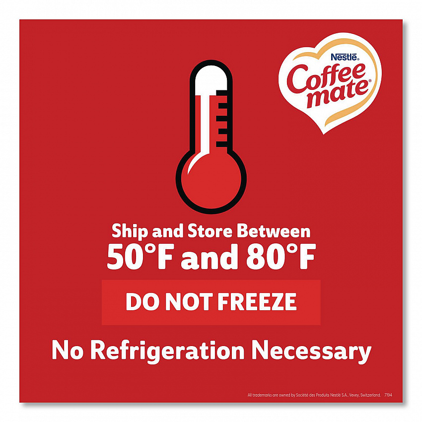 Liquid Coffee Creamer, Assorted Flavors, 0.38 oz Mini Cups, 150/Carton (46193CT)